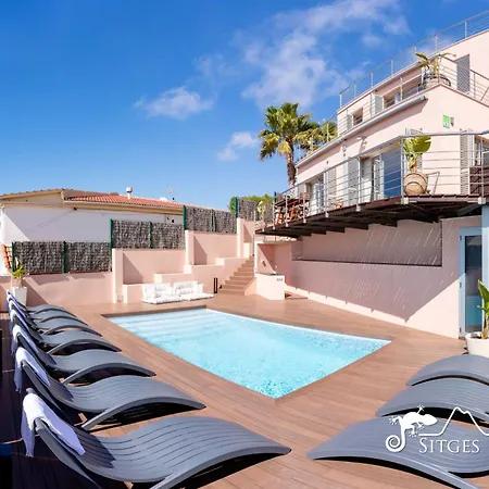 Stylish Havana With Sea Views, Private Pool & A/c Villa Sitges
