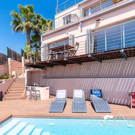 Stylish Havana With Sea Views, Private Pool & A/c Villa Sitges